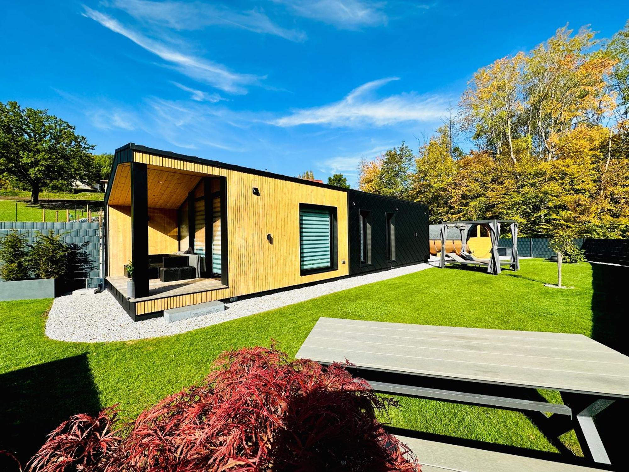 Voralpen Lodge - Ferienhaus Mit Gym, Sauna & Hot Tub Traisen Exterior foto